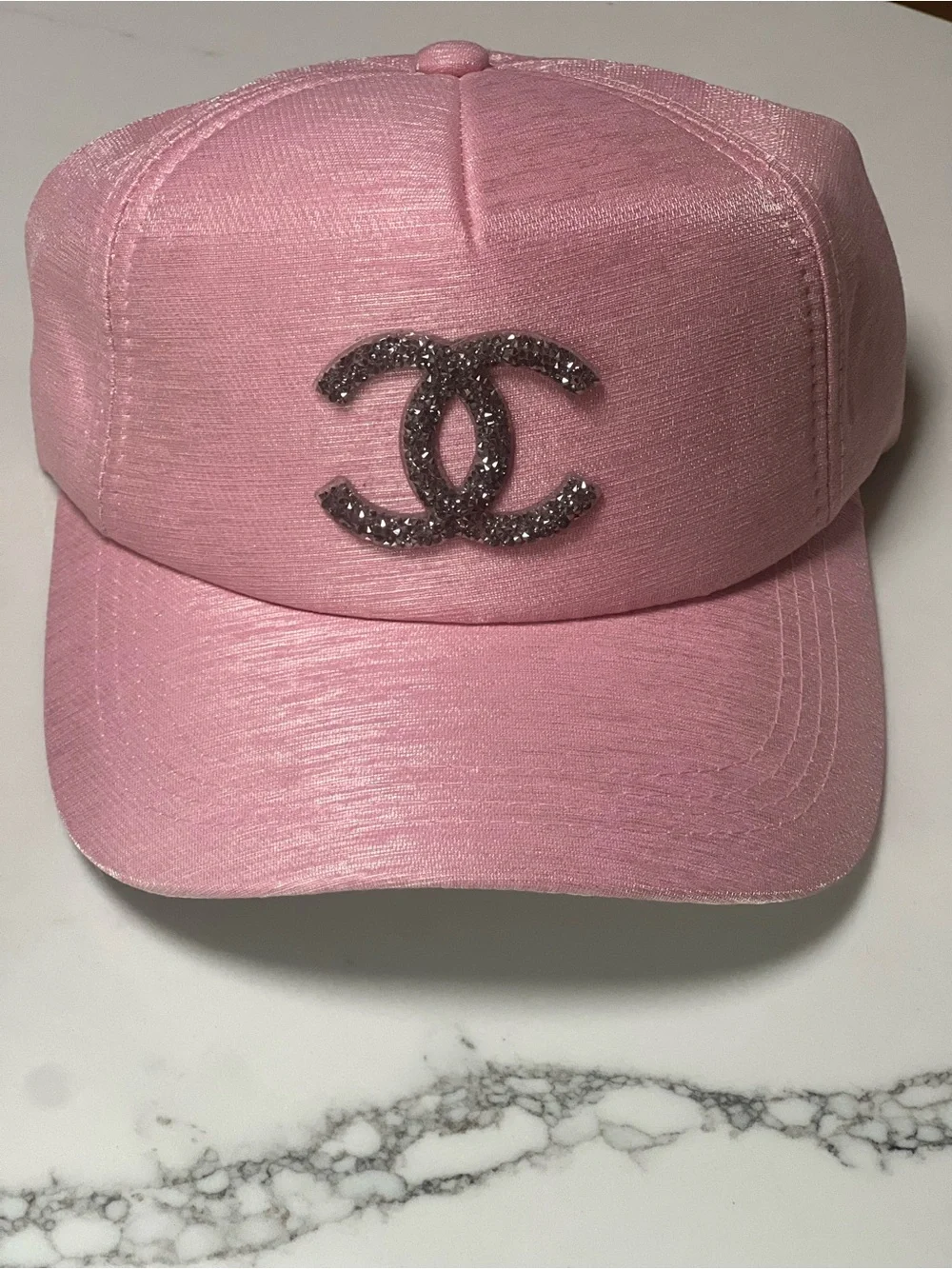 CC LOGO crystal Baseball Hat
